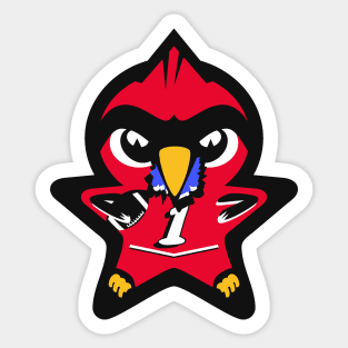 Baby Redbird Sticker